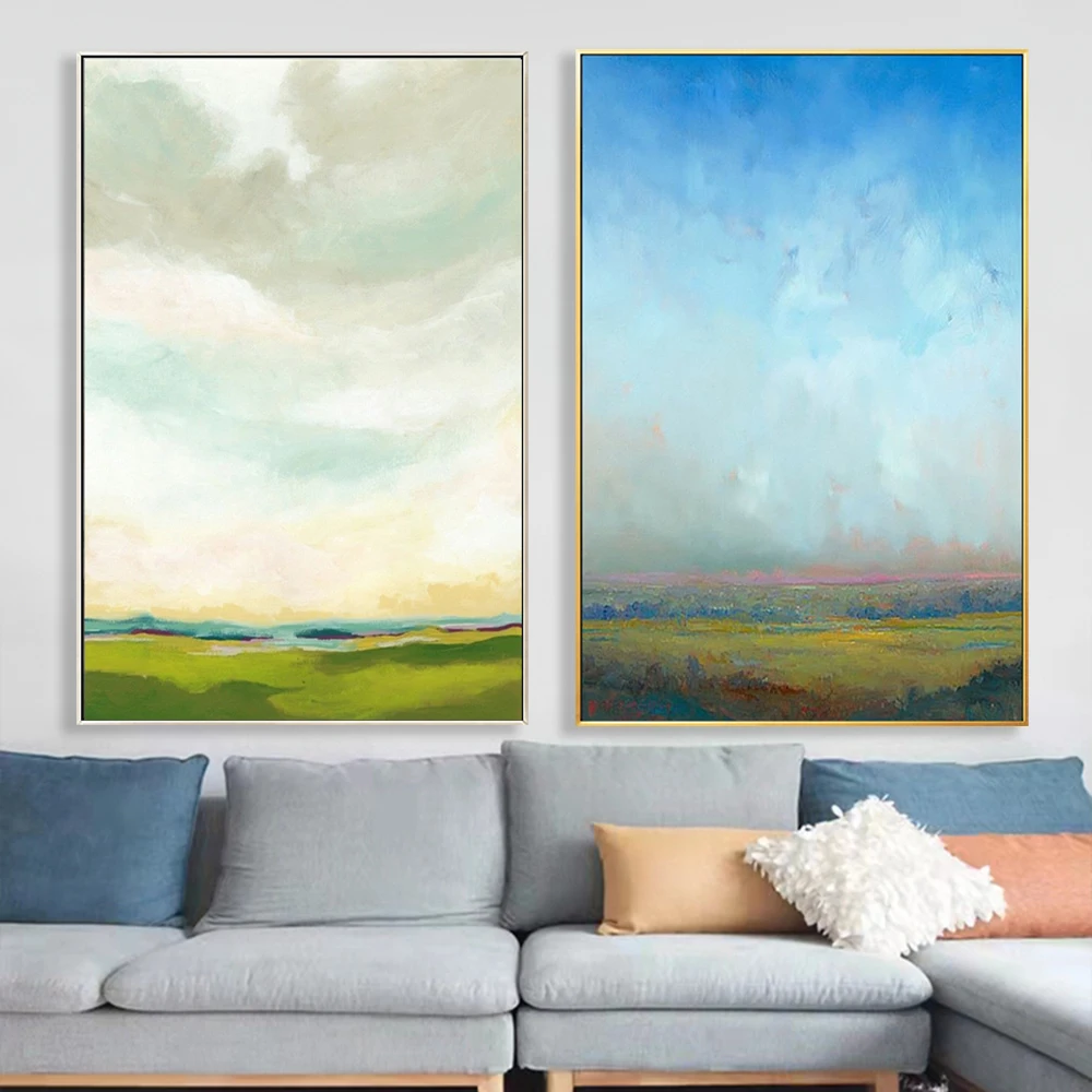 Large Green Landscape Wall Poster Blue Mountain White Cloud Canvas Painting Nordic Art Print Wall Art for Living Room Decoration
Large Green Landscape Wall Poster Blue Mountain White Cloud Canvas Painting Nordic Art Print Wall Art for Living Room Decoration