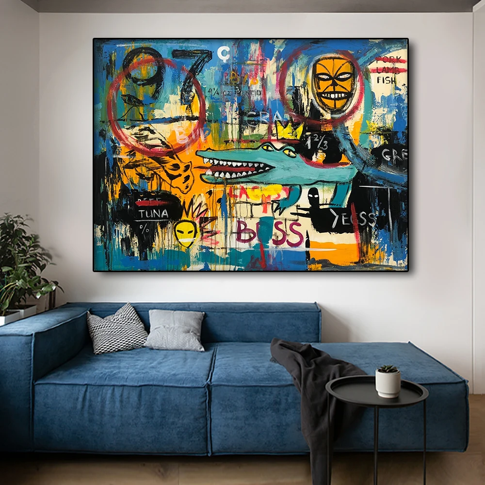 Abstract Paints On Canvas Street Style Modern Wall Modern Graffiti Painting Weird Works Unique Arts for Living Room And Corridor
Abstract Paints On Canvas Street Style Modern Wall Modern Graffiti Painting Weird Works Unique Arts for Living Room And Corridor