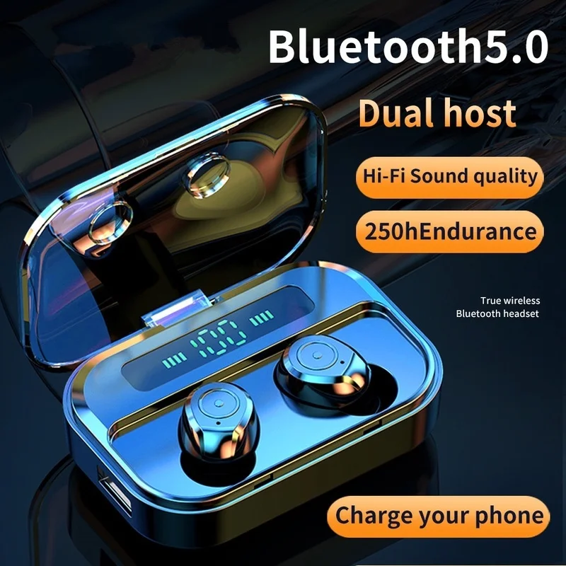 Wireless Earphones TG01 TWS Bluetooth-compatible 5.1 Stereo HIFI Headphones High Quality Accessories
Wireless Earphones TG01 TWS Bluetooth-compatible 5.1 Stereo HIFI Headphones High Quality Accessories