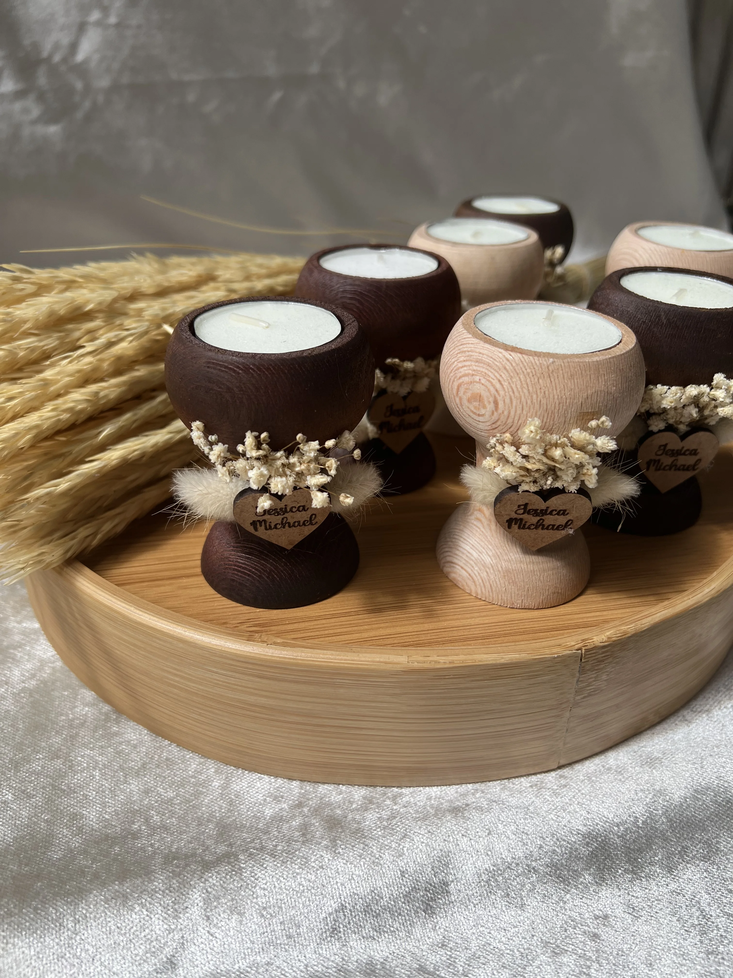 Rustic Engagement Wedding Gifts for Guest Baby Shower Backyard Wedding Favors Personalized Baptism Gifts Wooden Candle
Rustic Engagement Wedding Gifts for Guest Baby Shower Backyard Wedding Favors Personalized Baptism Gifts Wooden Candle