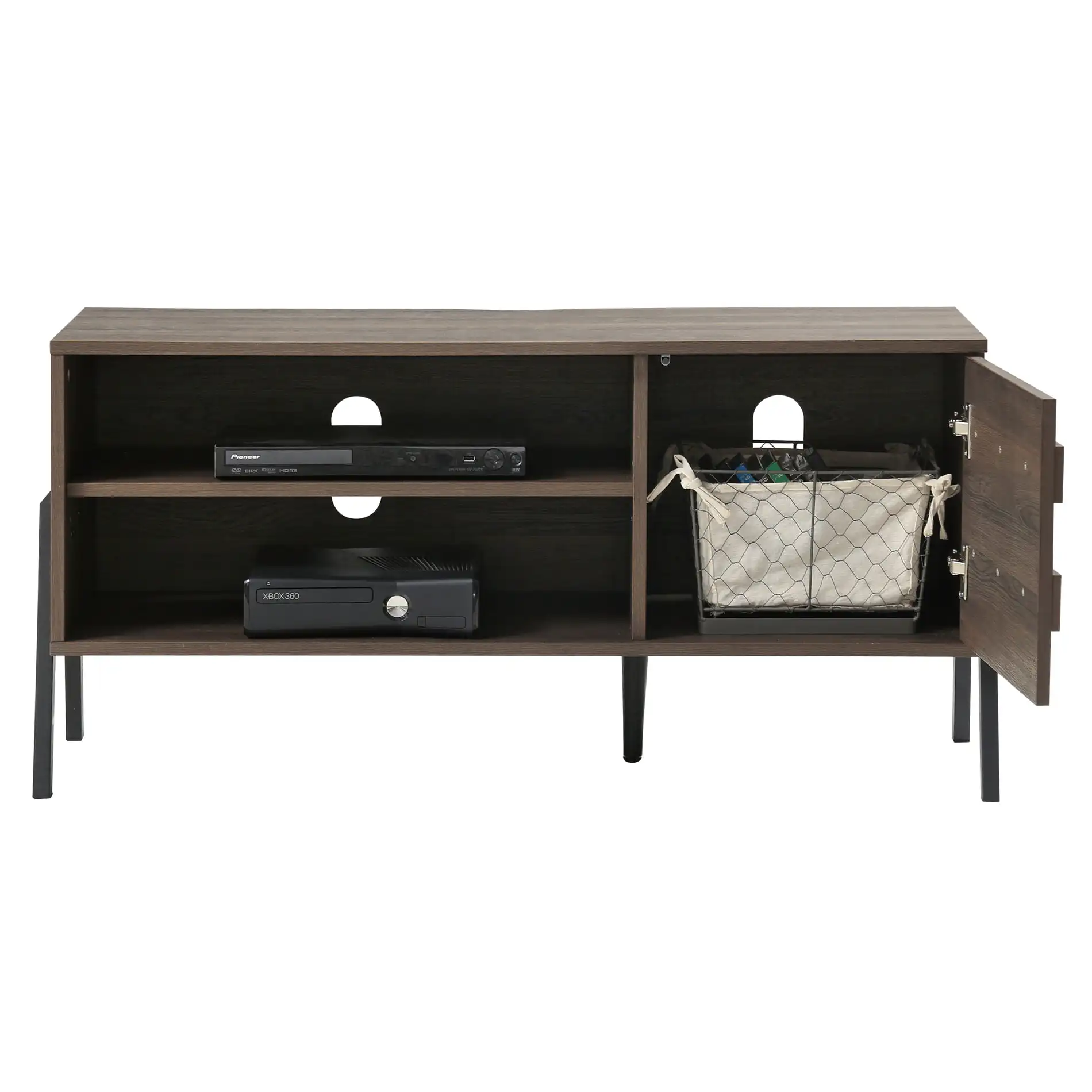 TV Stand for TVs up to 55" with Door, Modern TV Console Media Cabinet for Living Room Bedroom, Brown
TV Stand for TVs up to 55" with Door, Modern TV Console Media Cabinet for Living Room Bedroom, Brown