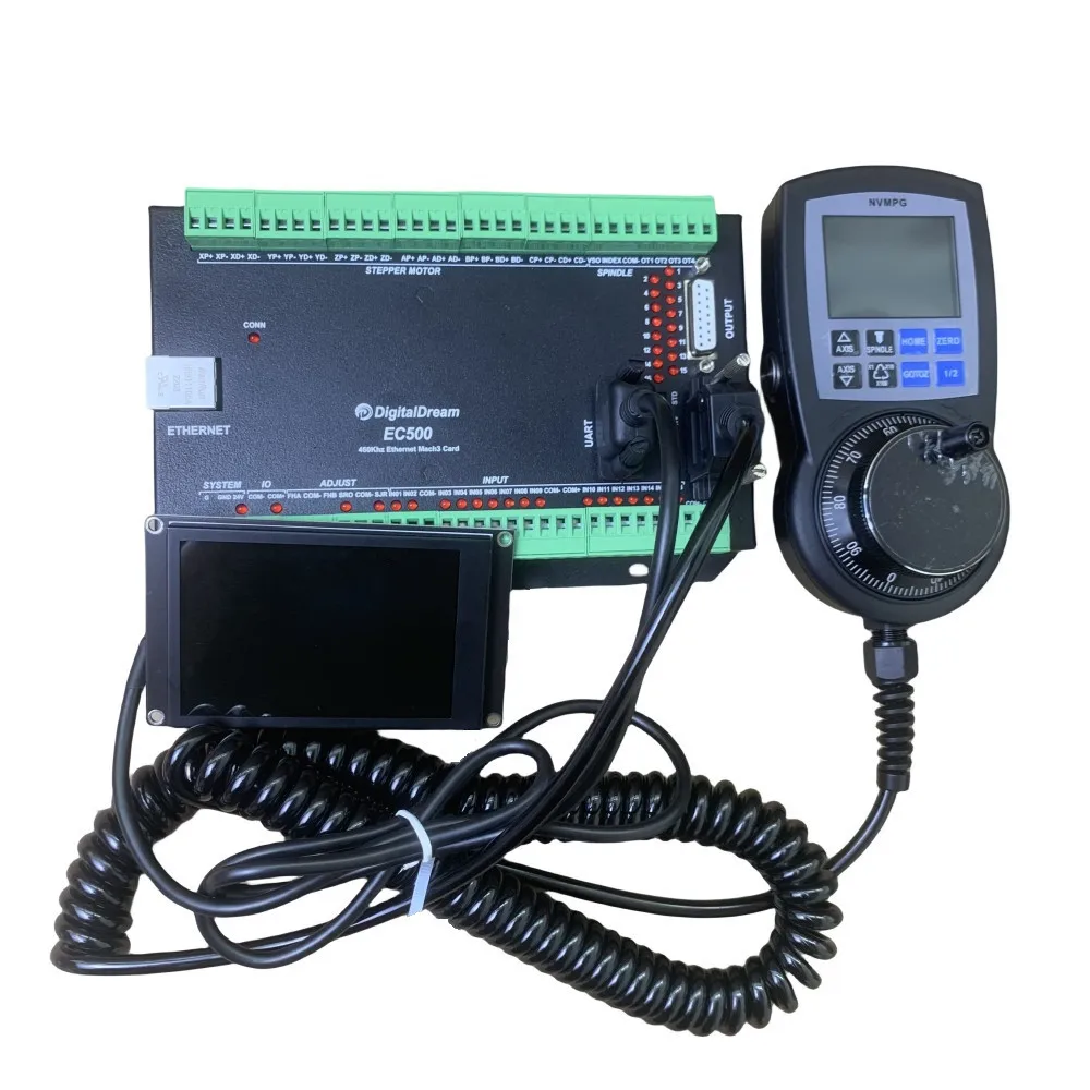 Плата управления Ethernet для ЧПУ Mach3 (4/6 осей) с NVMPG и экраном для фрезерных и гравировальных станков DIY
Плата управления Ethernet для ЧПУ Mach3 (4/6 осей) с NVMPG и экраном для фрезерных и гравировальных станков DIY
