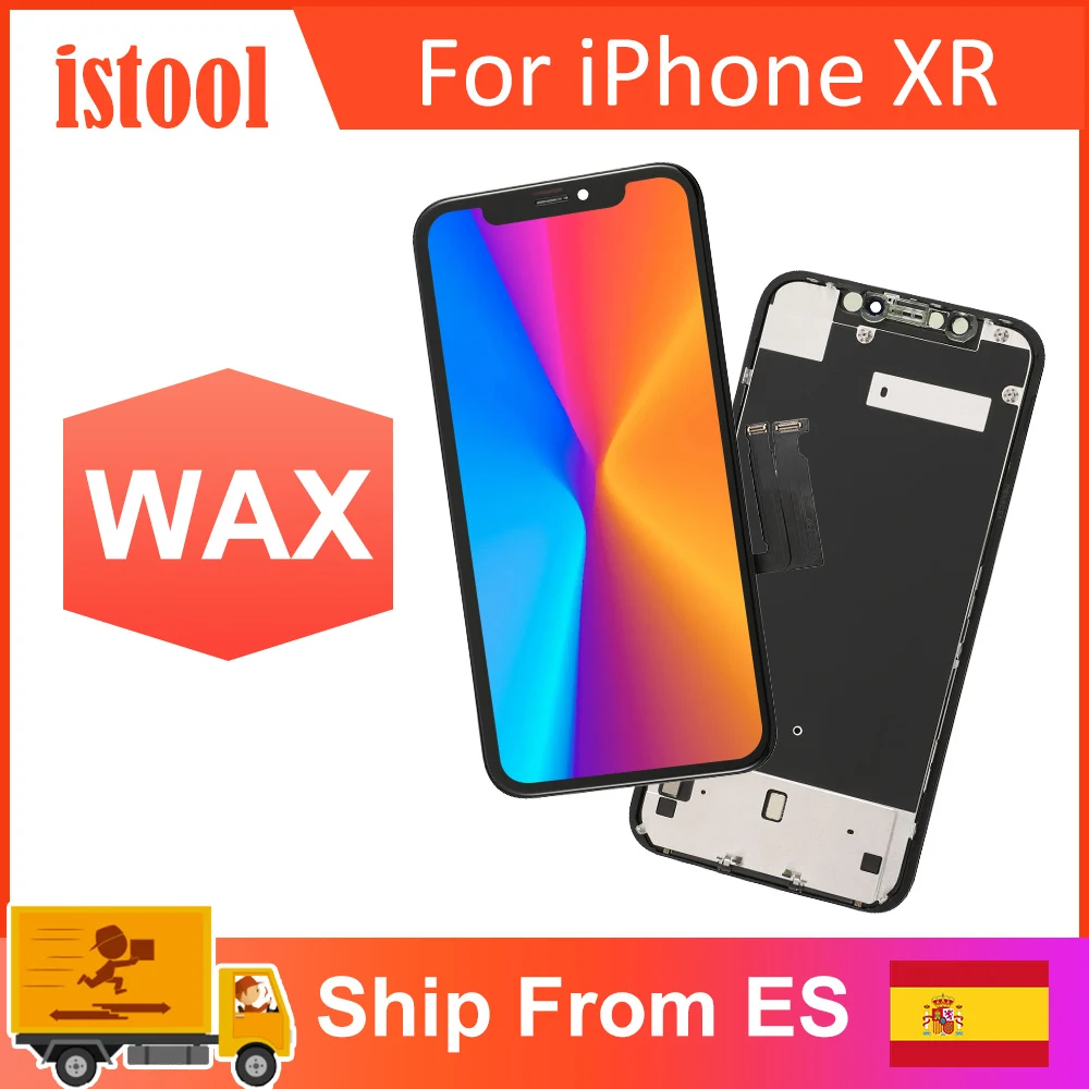 Grade For iPhone XR TFT With 3D Touch Screen Digitizer Assembly LCD Display Replacement Pantalla iPhone XR No Dead Pixel From ES
Grade For iPhone XR TFT With 3D Touch Screen Digitizer Assembly LCD Display Replacement Pantalla iPhone XR No Dead Pixel From ES