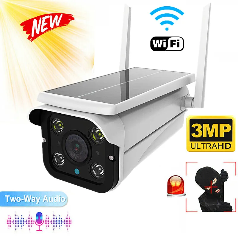 VESAFE A8 3MP Wifi Solar Powe Camera Outdoor PIR Waterproof Security Protection Mycam Remote Control IP Vedio Baby Surveillance
VESAFE A8 3MP Wifi Solar Powe Camera Outdoor PIR Waterproof Security Protection Mycam Remote Control IP Vedio Baby Surveillance