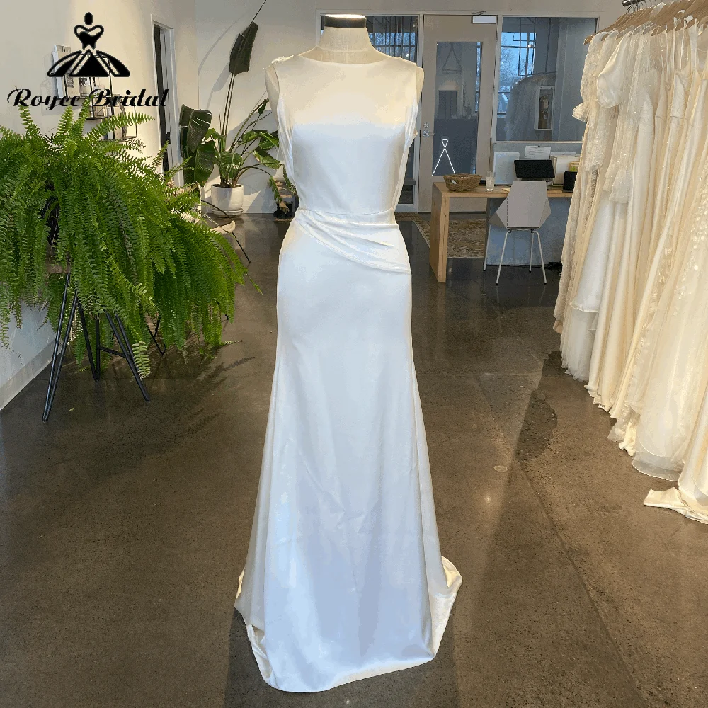 Женское платье с юбкой-годе It's yiiya, белое атласное платье с открытой спиной и круглым вырезом на лето 2019
Женское платье с юбкой-годе It's yiiya, белое атласное платье с открытой спиной и круглым вырезом на лето 2019