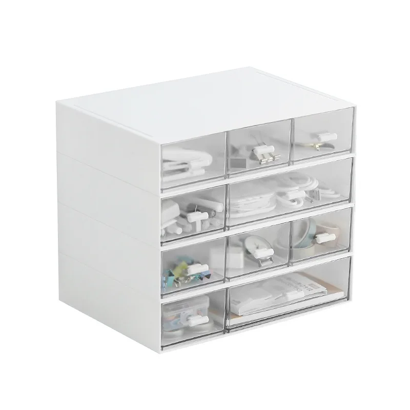 Simple multi-grid storage box desktop sundries stationery plastic finishing box student dormitory compartment storage stacking
Simple multi-grid storage box desktop sundries stationery plastic finishing box student dormitory compartment storage stacking