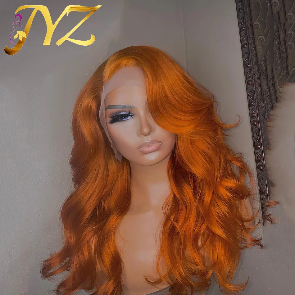 Orange Ginger Lace Front Wig Human Hair 13x4 Body Wave Lace Front Wig Pre Plucked Colored Human Hair Wigs For Women 28 30 Inch
Orange Ginger Lace Front Wig Human Hair 13x4 Body Wave Lace Front Wig Pre Plucked Colored Human Hair Wigs For Women 28 30 Inch