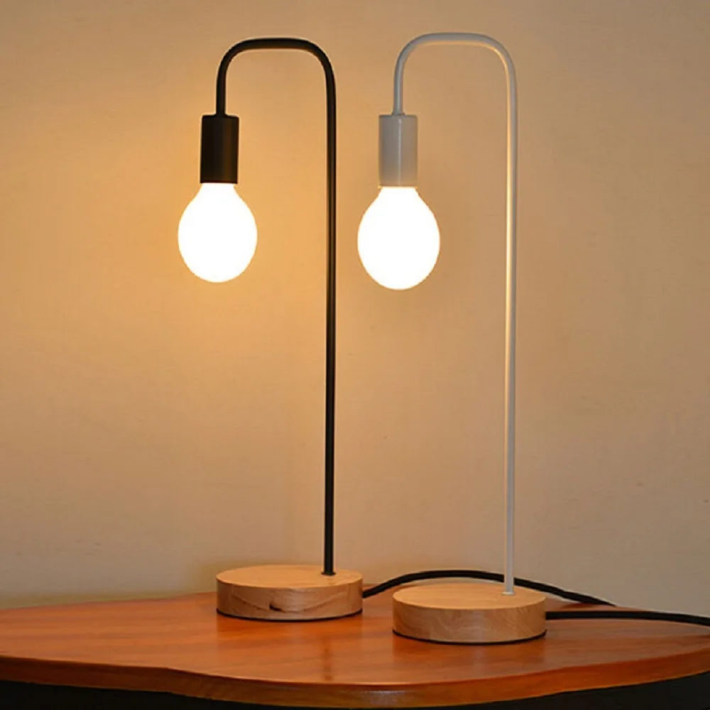 Loft Vintage Desk Lamp American Countryside Wooden E27 Edison bulb Table Lamps Nordic Metal Table light Fixtures Black White
Loft Vintage Desk Lamp American Countryside Wooden E27 Edison bulb Table Lamps Nordic Metal Table light Fixtures Black White