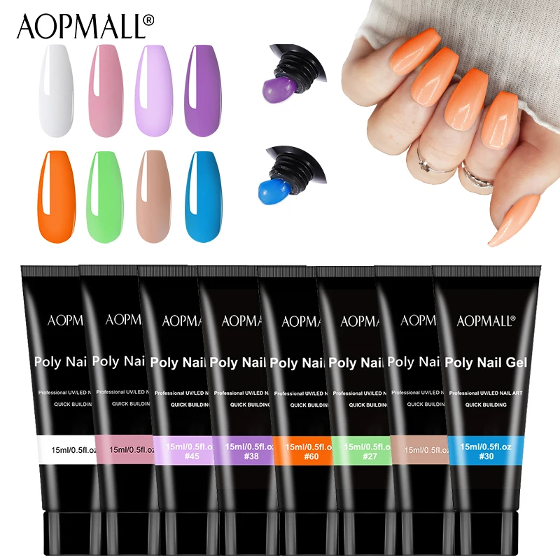 AOPMALL 8 Colors 15ml Poly Acrylic Gel Manicure Nail Art Extension Quick Building Gum Builder Nails Glue Model Coating Gift
AOPMALL 8 Colors 15ml Poly Acrylic Gel Manicure Nail Art Extension Quick Building Gum Builder Nails Glue Model Coating Gift