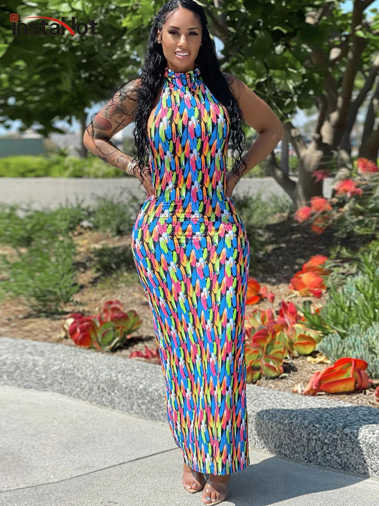 InstaHot Y2k Print Halter Neck Midi Dress Aesthetic Women Backless Slim Beach Party Maxi Dresses Casual Summer Lady Long Dress
InstaHot Y2k Print Halter Neck Midi Dress Aesthetic Women Backless Slim Beach Party Maxi Dresses Casual Summer Lady Long Dress