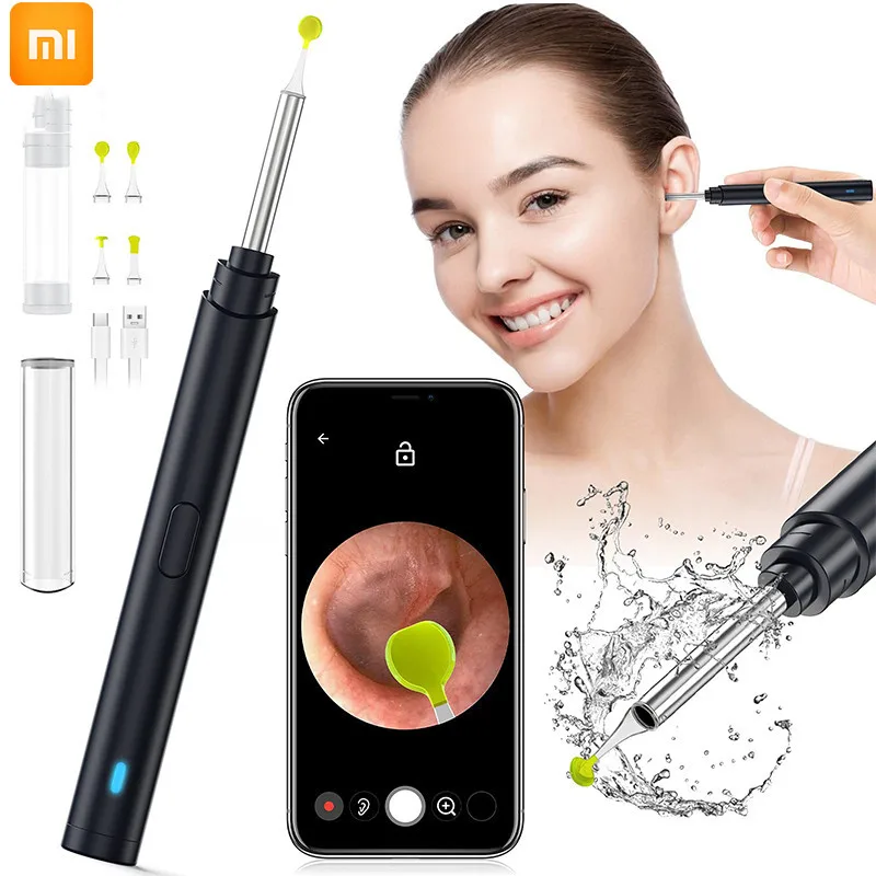 Xiaomi Ear Sticks Endoscope 6 LED High Precision Earpick Mini Camera Otoscope Health Care Ear Cleaner Wireless Otoscope
Xiaomi Ear Sticks Endoscope 6 LED High Precision Earpick Mini Camera Otoscope Health Care Ear Cleaner Wireless Otoscope
