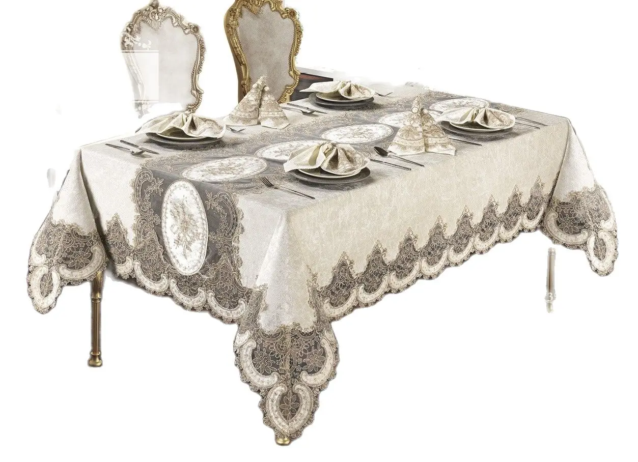 Defne Velvet Fabric French Guipure 25 Piece Dinnerware Luxury Table Cloth Party Special Occasion Home Decor Hotel Wedding
Defne Velvet Fabric French Guipure 25 Piece Dinnerware Luxury Table Cloth Party Special Occasion Home Decor Hotel Wedding