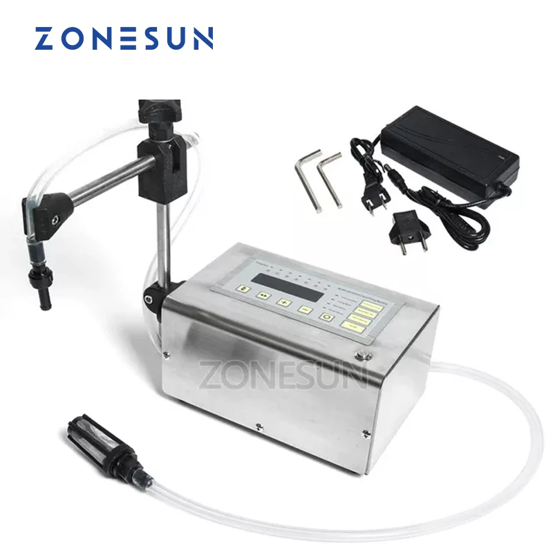 Фото ZONESUN портативная цифровая машина для наполнения жидкостью 5-3500 мл - купить по