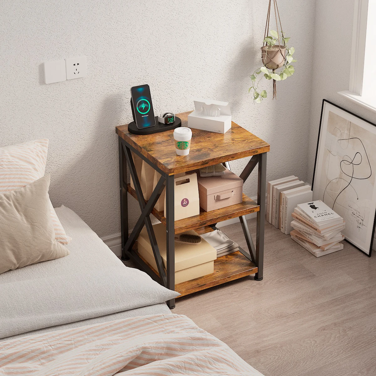 AnneFish European Classic Distressed Coffee Side Table With Three-tier Storage Space For Living Room Side Table
AnneFish European Classic Distressed Coffee Side Table With Three-tier Storage Space For Living Room Side Table