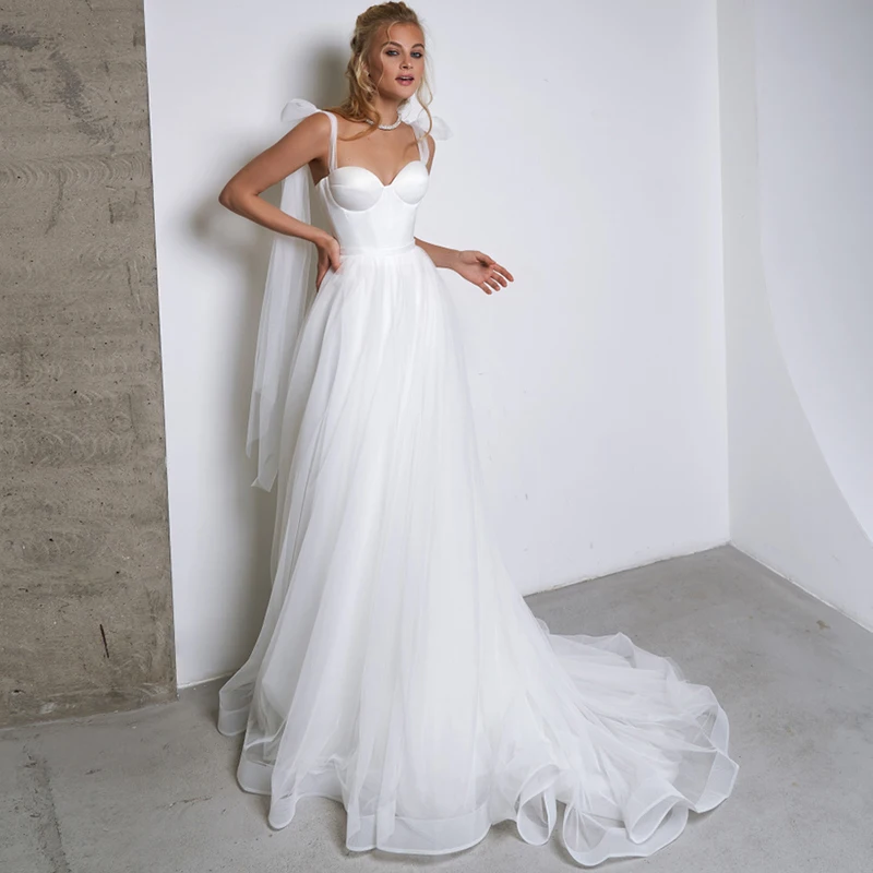 Sweetheart Neck HY615 Wedding Dress For Women Charming Sleeveless Elegant Bridal Backless Gowns Vestidos De Novia Floor Length
Sweetheart Neck HY615 Wedding Dress For Women Charming Sleeveless Elegant Bridal Backless Gowns Vestidos De Novia Floor Length