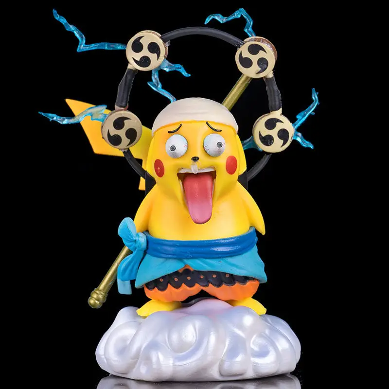 Pokemon Anime Pikachu Cosplay OnePiece Enel Action Figure Statue Collection Kawaii Room Decorate Figurine Toys for Children Gift
Pokemon Anime Pikachu Cosplay OnePiece Enel Action Figure Statue Collection Kawaii Room Decorate Figurine Toys for Children Gift