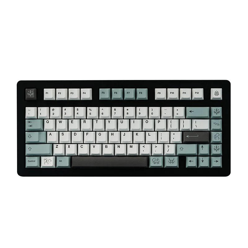 

PBT Dye Sublimation GMK November Fog Keycaps Cherry Profile 146 Keys Mechanical Keyboard Key-Cap For MX Switch 61/68/87/104/108