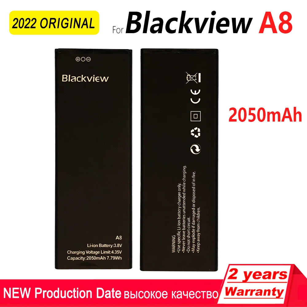 100% Оригинальный 2050 мАч A8 аккумулятор для телефона Blackview высококачественные