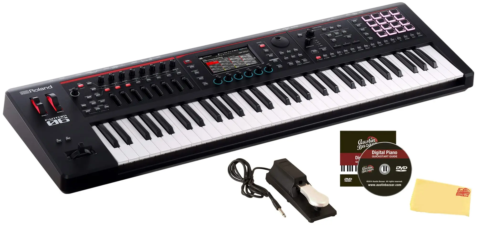 2023 Original New FANTOM-6 Keyboard Synthesizer Piano Electronic Organizers Accordion.
2023 Original New FANTOM-6 Keyboard Synthesizer Piano Electronic Organizers Accordion.