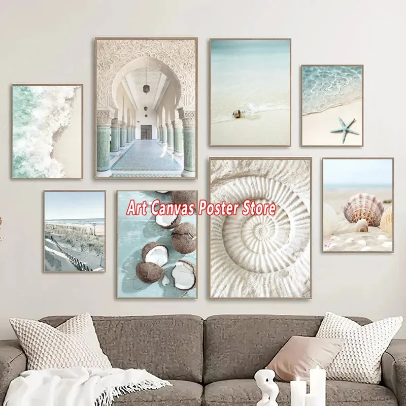 Summer Ocean Sea Shells Starfish Wave Beach Poster Print Canvas Painting Travel Vacation Nordic Wall Art Picture Home Decor Cuad
Summer Ocean Sea Shells Starfish Wave Beach Poster Print Canvas Painting Travel Vacation Nordic Wall Art Picture Home Decor Cuad