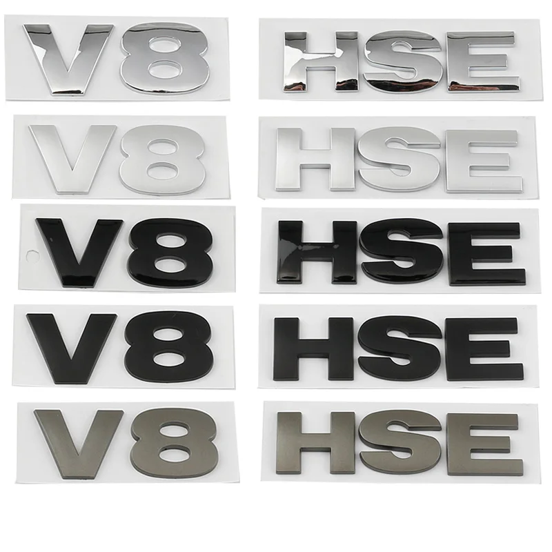 Car 3D ABS V8 HSE Rear Trunk Words Letter Logo Emblem Badge Decals Sticker For Land Rover Discovery 3 4 Freelander 2 Accessories
Car 3D ABS V8 HSE Rear Trunk Words Letter Logo Emblem Badge Decals Sticker For Land Rover Discovery 3 4 Freelander 2 Accessories
