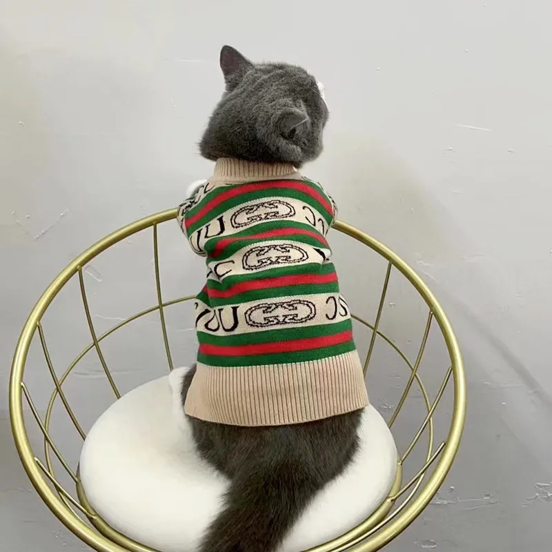Luxury Sweater Autumn Winter Clothes For Cats Dogs Puppy Accessories Supplies Print Vest Pet Clothing 2023
Luxury Sweater Autumn Winter Clothes For Cats Dogs Puppy Accessories Supplies Print Vest Pet Clothing 2023