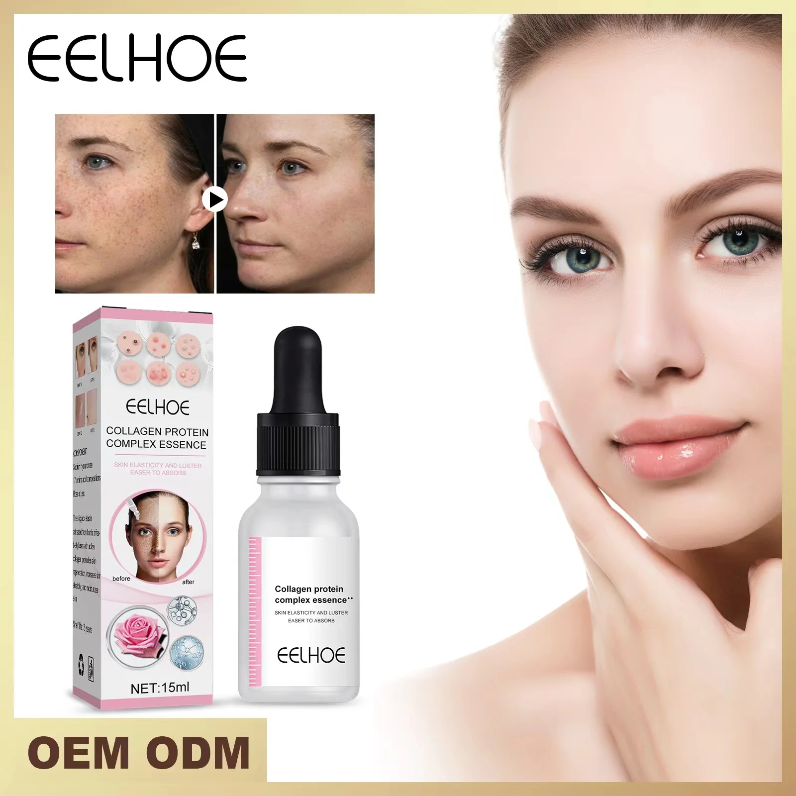 Goat Placenta Collagen Whitening Essence Lifts And Tenses Skin Tone Lightens Spots And Fine Lines And Moisturizes Skin Care 15ml
Goat Placenta Collagen Whitening Essence Lifts And Tenses Skin Tone Lightens Spots And Fine Lines And Moisturizes Skin Care 15ml