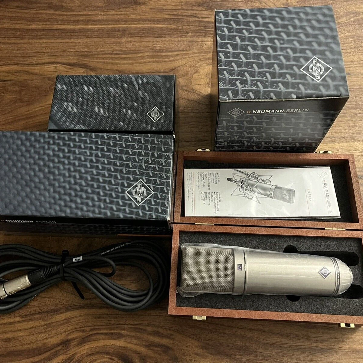 100% Best Quality Buy 2 Get 1 Free Neumann U 87 Ai Switchable Studio Microphone Set
100% Best Quality Buy 2 Get 1 Free Neumann U 87 Ai Switchable Studio Microphone Set
