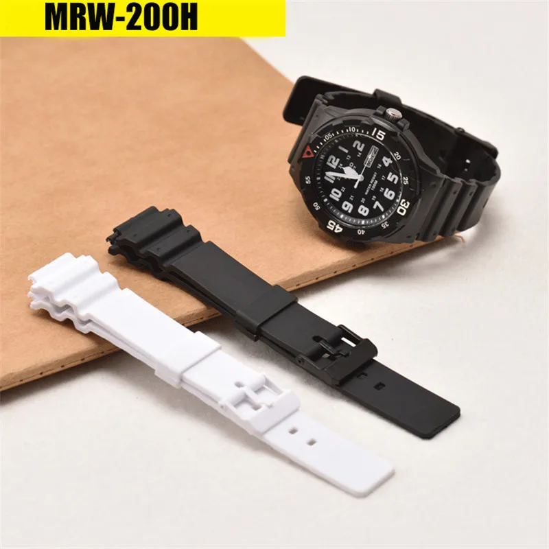 Resin Strap For Casio MRW-200H 18MM Watch Band Mens Sports Waterproof Black White Replacement Watch Accessories
Resin Strap For Casio MRW-200H 18MM Watch Band Mens Sports Waterproof Black White Replacement Watch Accessories