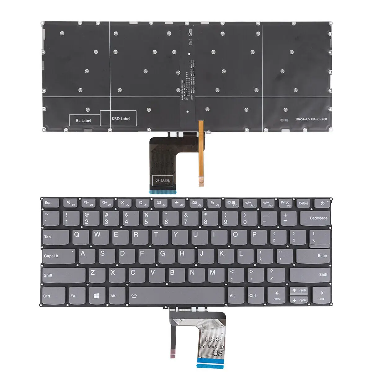 New US Layout Keyboard For Lenovo IdeaPad 320 13 320S 13IKB Gray Backlit Without Frame
New US Layout Keyboard For Lenovo IdeaPad 320 13 320S 13IKB Gray Backlit Without Frame