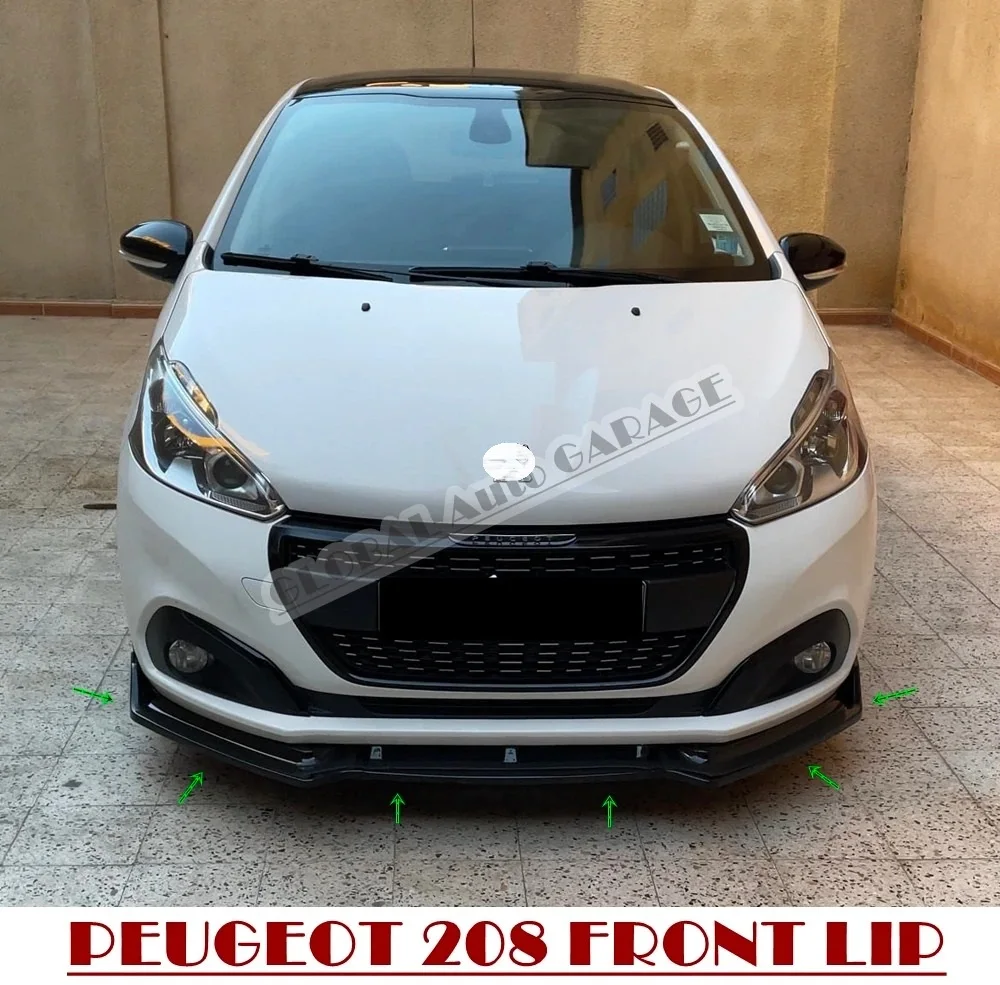 For Peugeot 208 Front Bumper Attachment Lip 2012 2013 2014 2015 2016 2017 2018 2019 2020 Piano Glossy Black Splitter Universal
For Peugeot 208 Front Bumper Attachment Lip 2012 2013 2014 2015 2016 2017 2018 2019 2020 Piano Glossy Black Splitter Universal