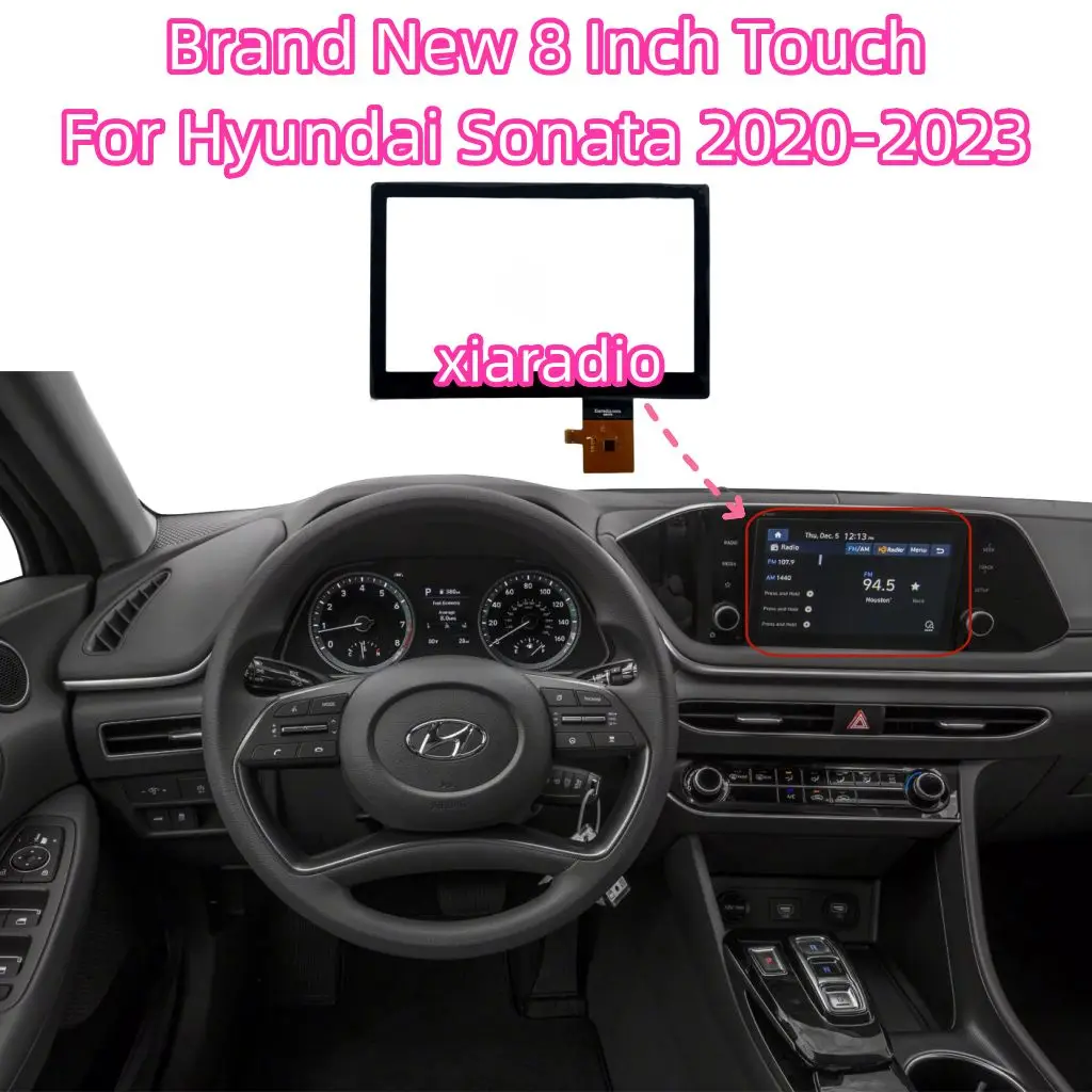 Новый Сменный 8-дюймовый ЖК-дисплей с сенсорным экраном для Hyundai Sonata 2020-2023