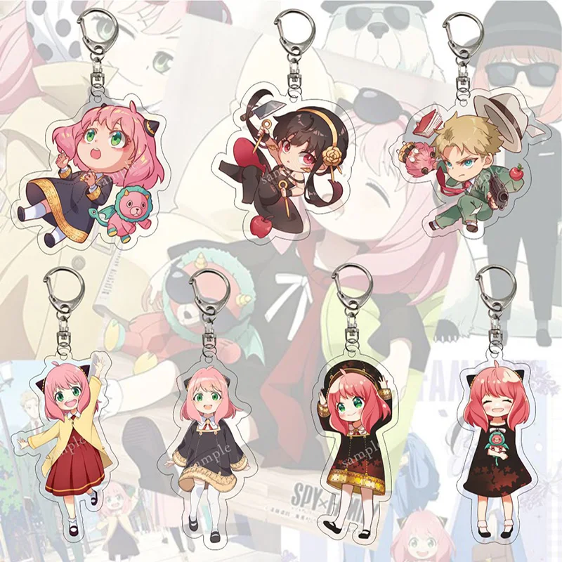 SPY X FAMILY Acrylic Keychain Cartoon Figure Twilight Yor Forger Anya Forger Charm Cosplay Double Side Pendant Key Chain Jewelry
SPY X FAMILY Acrylic Keychain Cartoon Figure Twilight Yor Forger Anya Forger Charm Cosplay Double Side Pendant Key Chain Jewelry