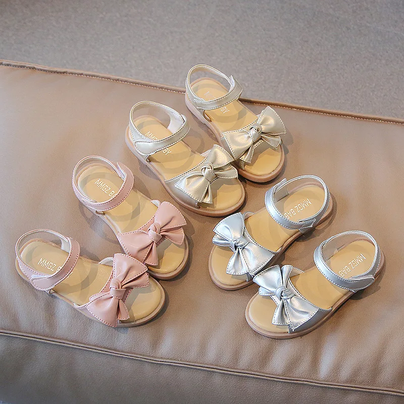 Children's Bow Sandals Fashion Soft Soled Beach Shoes Bow Casual Non-slip Flat Kids Sandals New Baby Girls Shoes Summer
Children's Bow Sandals Fashion Soft Soled Beach Shoes Bow Casual Non-slip Flat Kids Sandals New Baby Girls Shoes Summer