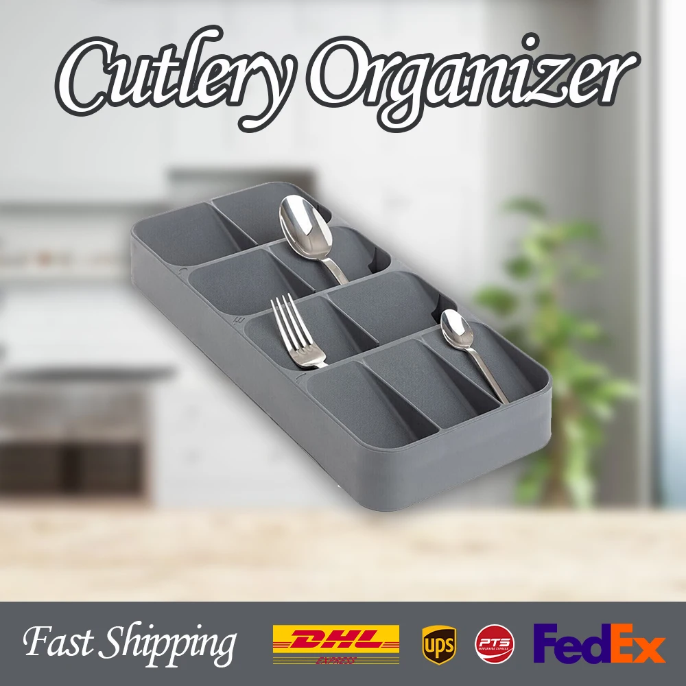 Cutlery Storage Tray Holder Tableware Organizer Spoon Fork Storage Box Plastic Container plateau Knife Block Holder
Cutlery Storage Tray Holder Tableware Organizer Spoon Fork Storage Box Plastic Container plateau Knife Block Holder
