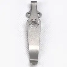 High Strength CNC Metal Clip Fit With Bench Made Bug Out Titanium EDC Pocket Knife Deep Carry Clip