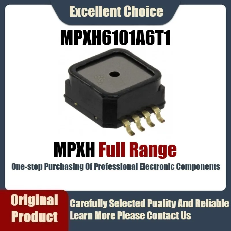 1-5Pcs/Lot Original Genuine MPXH6101A6T1 MPXH6101A6U MPXH6101 Pressure Sensor 15-105kpa Analog Voltage
1-5Pcs/Lot Original Genuine MPXH6101A6T1 MPXH6101A6U MPXH6101 Pressure Sensor 15-105kpa Analog Voltage
