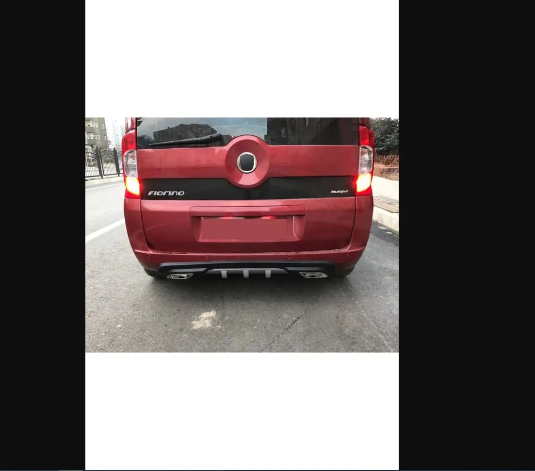 Рассеиватель для заднего бампера Fiat Fiorino, удлинитель для двойного выхлопного отверстия, модифицированные запасные части, защитная крышка спойлера
Рассеиватель для заднего бампера Fiat Fiorino, удлинитель для двойного выхлопного отверстия, модифицированные запасные части, защитная крышка спойлера