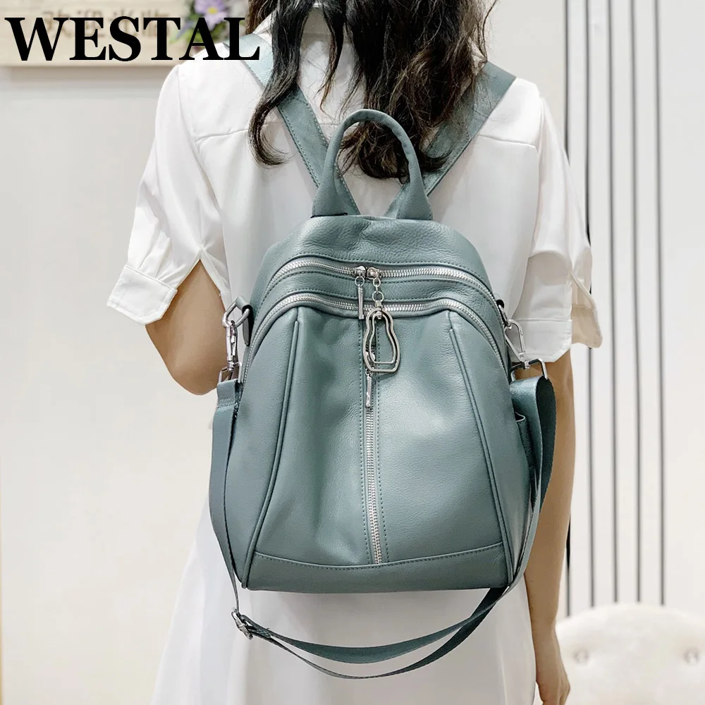 WESTAL 100% Genuine Leather Backpack for Women Handbags Backpacks for Girls School Bag Fashion Leather Laptop Bag Large Daypack
WESTAL 100% Genuine Leather Backpack for Women Handbags Backpacks for Girls School Bag Fashion Leather Laptop Bag Large Daypack