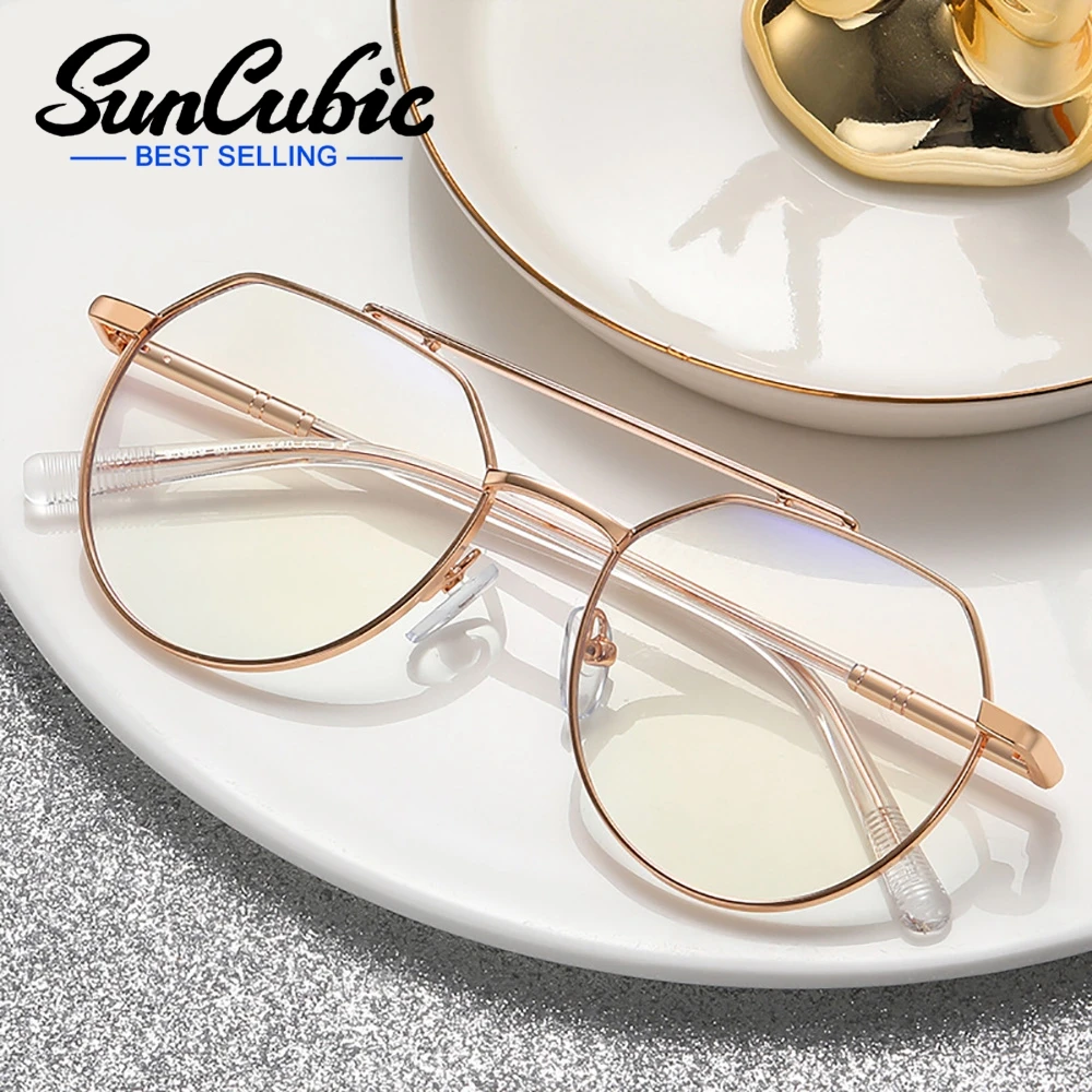 SunCubic Oversized Eyeglasses Irregular Frame Metal Vintage Optical Glasses Frames Men Women Fashion Eyewear JS6171
SunCubic Oversized Eyeglasses Irregular Frame Metal Vintage Optical Glasses Frames Men Women Fashion Eyewear JS6171