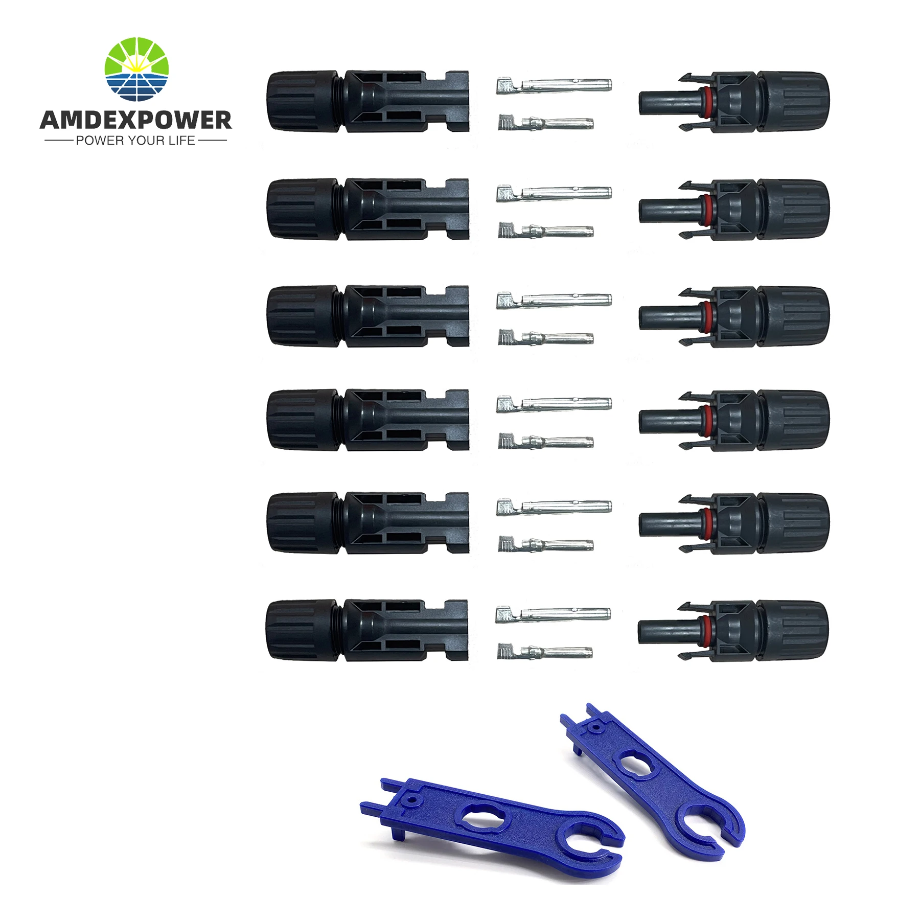 6 Pairs Lot PV Male Female MC Connector 30A 1000V 1500V Solar Photovoltaic Connection Plug Waterproof IP67 Spanner 2.5 4 6mm2
6 Pairs Lot PV Male Female MC Connector 30A 1000V 1500V Solar Photovoltaic Connection Plug Waterproof IP67 Spanner 2.5 4 6mm2