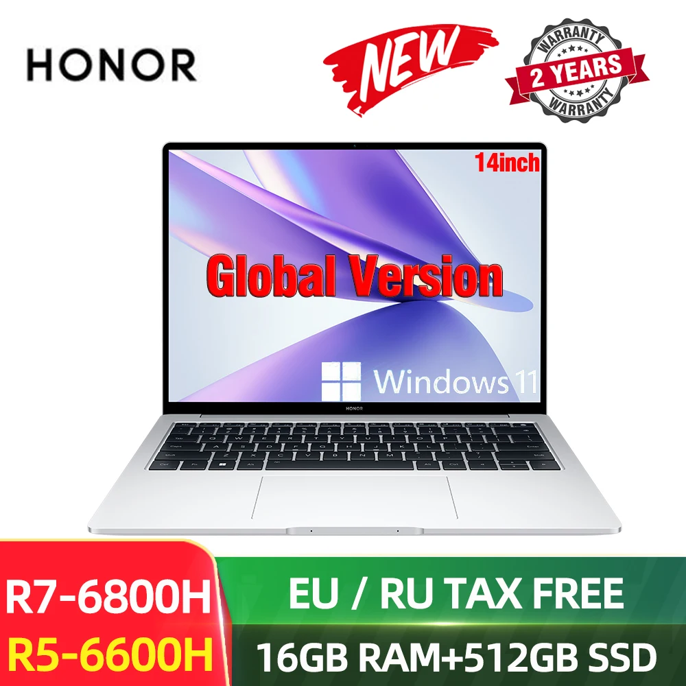 Huawei Honor MagicBook 14 Ryzen Edition 2022 14" Laptop R7-6800H 16G 512G SSD Notebook Fingerprint Power Button Windows 11
Huawei Honor MagicBook 14 Ryzen Edition 2022 14" Laptop R7-6800H 16G 512G SSD Notebook Fingerprint Power Button Windows 11