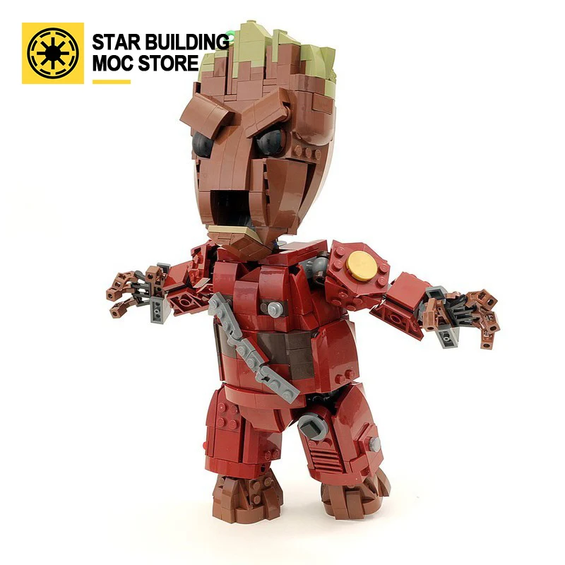 MOC Idea movie action character super hero Groot 12817 Guardians of the Galaxy Avengers Tree toy block action toy
MOC Idea movie action character super hero Groot 12817 Guardians of the Galaxy Avengers Tree toy block action toy