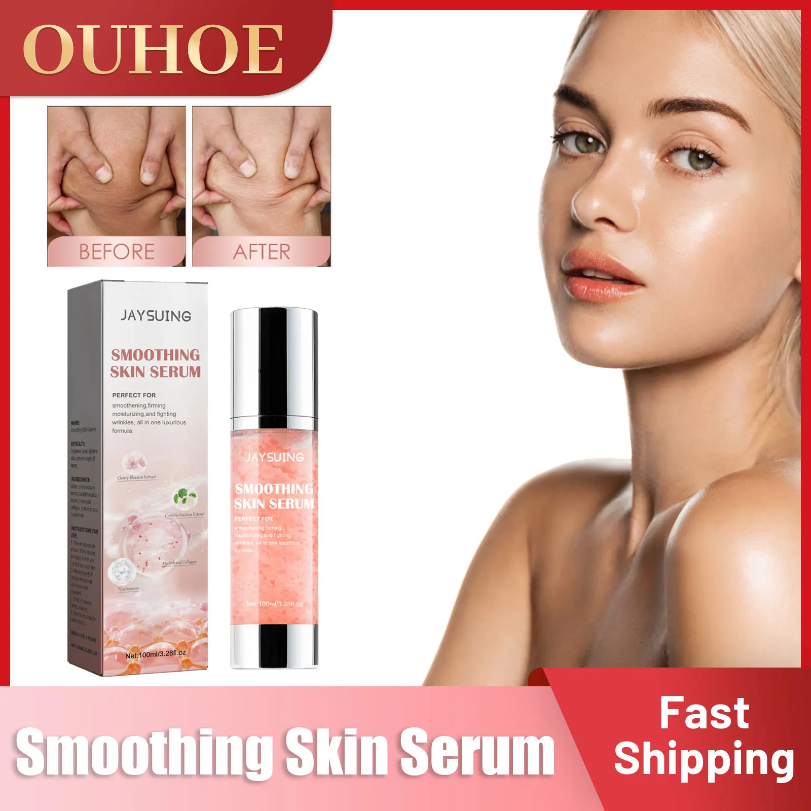 

Smoothing Skin Serum Firming Tightening Anti Aging Wrinkles Shrink Pores Hydrating Whitening Fine Lines Moisturizing Body Lotion