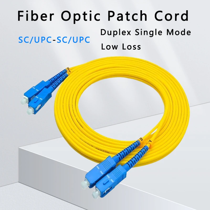 SC/UPC-SC/UPC Fiber Patch Cord Jumper Cable SM Duplex Single Mode Optic for Network 3FT 10FT 1m 3m 5m 10m 20m 30m 40m 50m
SC/UPC-SC/UPC Fiber Patch Cord Jumper Cable SM Duplex Single Mode Optic for Network 3FT 10FT 1m 3m 5m 10m 20m 30m 40m 50m