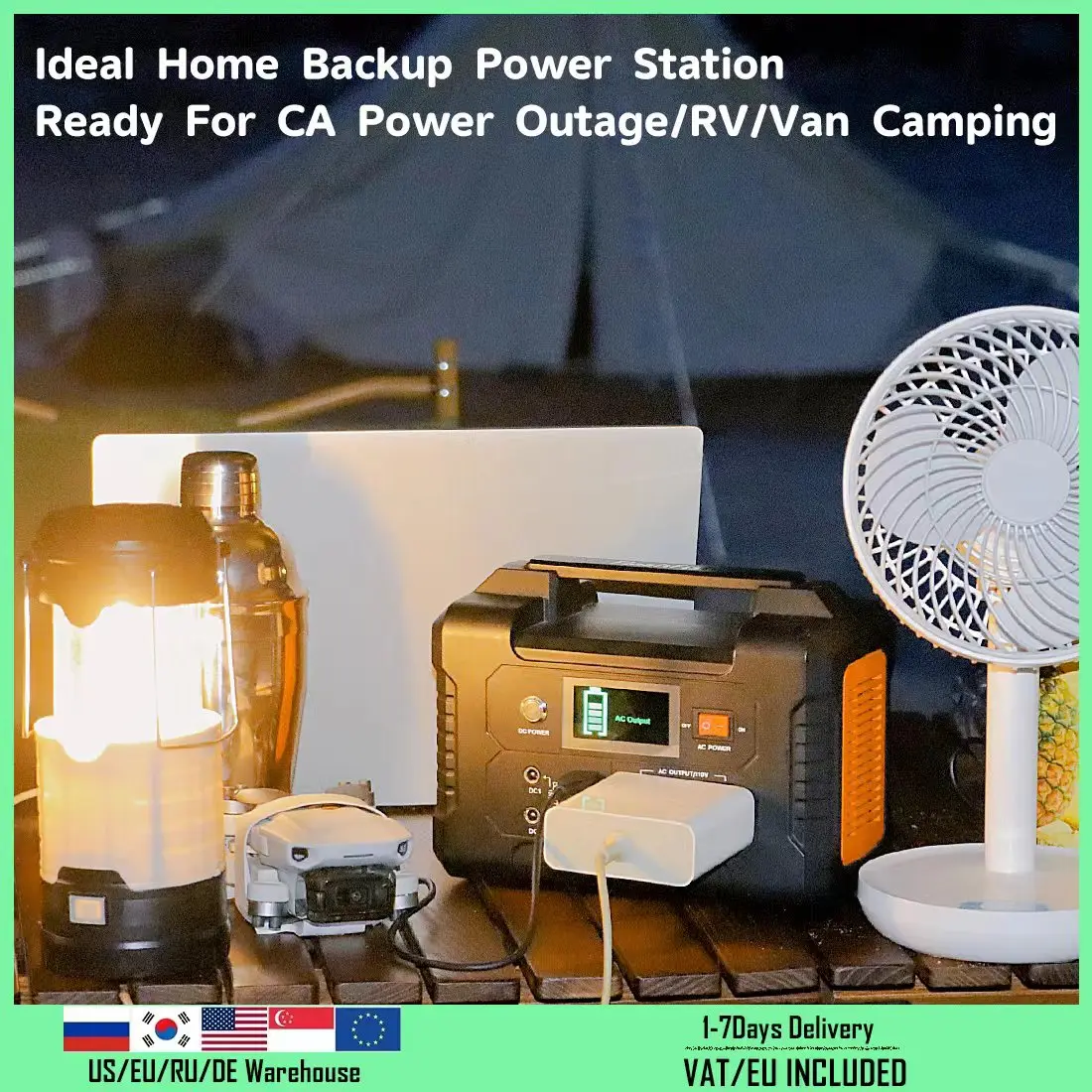 FlashFish 40800mAh 200W 15 Hours Portable Power Station Solar Generator Outdoor Emergency Supply Battery Camping TV Drone Laptop
FlashFish 40800mAh 200W 15 Hours Portable Power Station Solar Generator Outdoor Emergency Supply Battery Camping TV Drone Laptop
