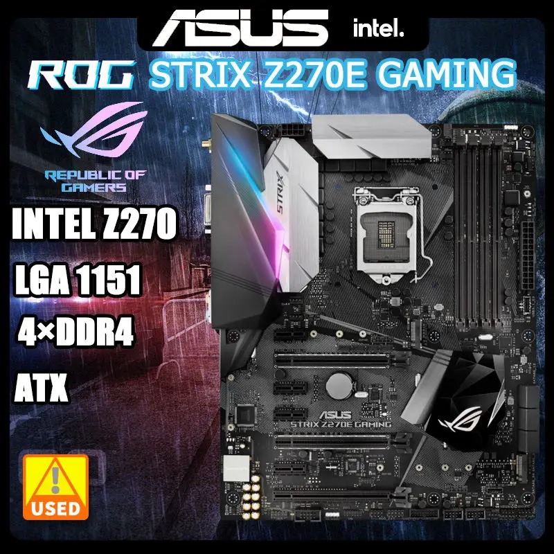 1151 материнская плата ASUS ROG STRIX Z270E игровая материнская плата LGA 1151DDR4 Intel Z270 64 Гб PCI-E 3,0 USB3.1ATX для Core i3-6098P cpus
1151 материнская плата ASUS ROG STRIX Z270E игровая материнская плата LGA 1151DDR4 Intel Z270 64 Гб PCI-E 3,0 USB3.1ATX для Core i3-6098P cpus
