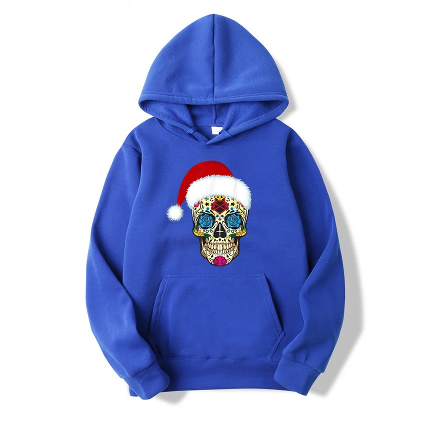 Solid Color Christmas Skull Print Man Sweatshirts Harajuku Long Sleeve Hoodies Oversized Pullover Top Breathable Hooded Shirt
Solid Color Christmas Skull Print Man Sweatshirts Harajuku Long Sleeve Hoodies Oversized Pullover Top Breathable Hooded Shirt