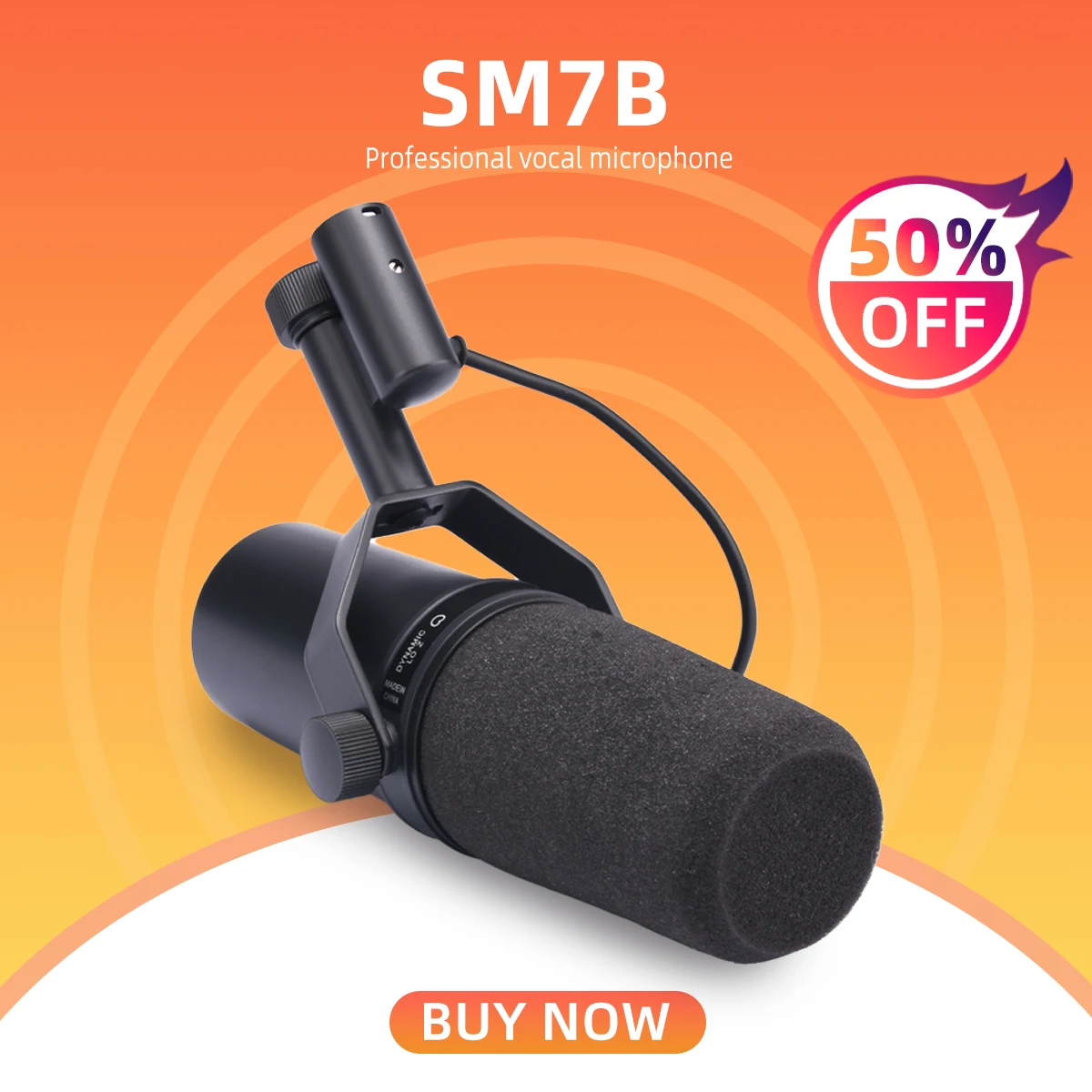 Free Shipping SM7B Professional Vocal Dynamic Microphone for StudioRecording Broadcasting Podcasting Streaming&Podcast Equipment
Free Shipping SM7B Professional Vocal Dynamic Microphone for StudioRecording Broadcasting Podcasting Streaming&Podcast Equipment
