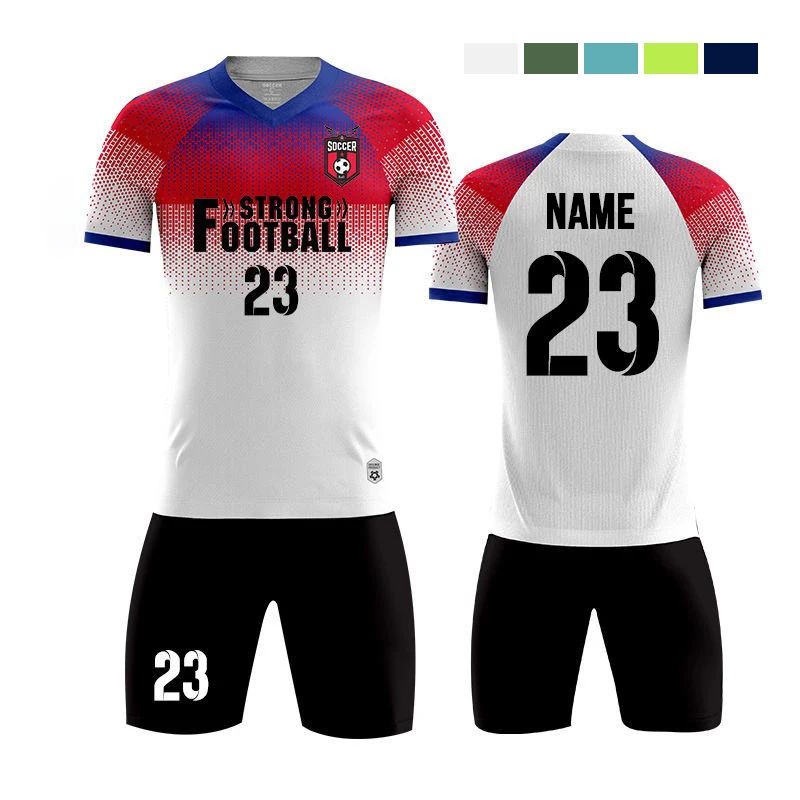 2022 New Black Men Children Comfortable Quick Dry Sportswear DIY Custom Jerseys Football Men & Kid Football Team Jersey Shorts
2022 New Black Men Children Comfortable Quick Dry Sportswear DIY Custom Jerseys Football Men & Kid Football Team Jersey Shorts